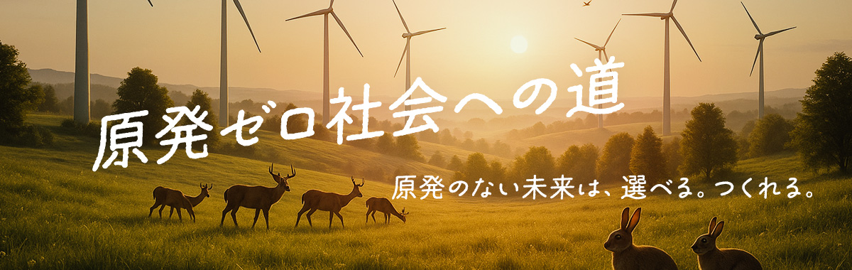 原発ゼロ社会への道