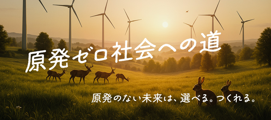 原発ゼロ社会への道